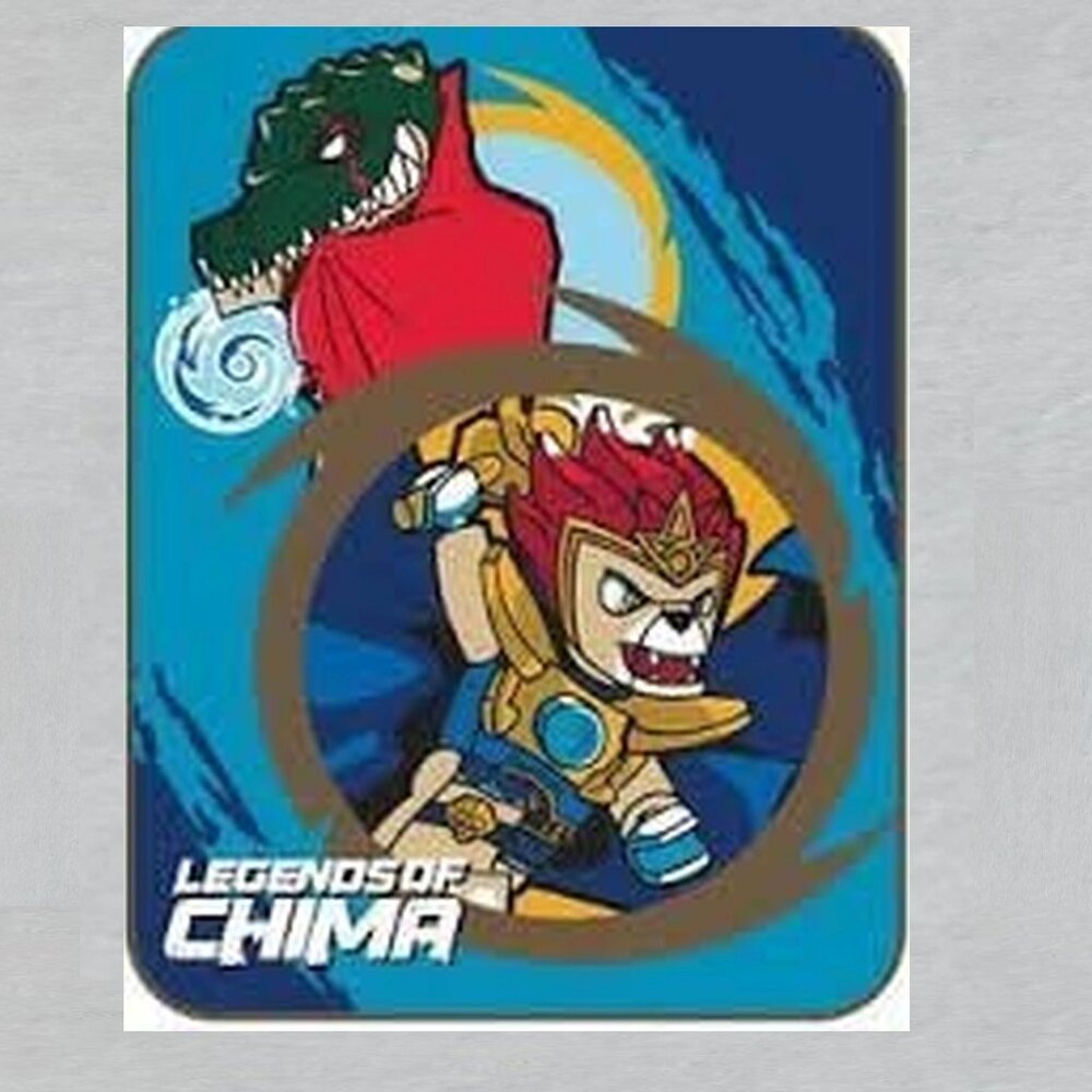 Lego Legends of Chima Micro Raschel Throw blanket measures 46 x 60 in